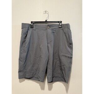 ZeroXposur Shorts Mens 36 Gray Travel Series Cargo Pocket Stretch Lightweight